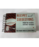 RARE The Estate Stove Co. Recipes and Suggestions Cookbook 1930s Book - ... - $21.78