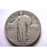 1929 STANDING LIBERTY QUARTER VERY GOOD VG NICE ORIGINAL COIN BOBS COINS - $13.00