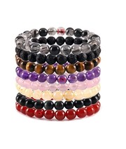 Unisex Jewellery 7 Chakras - Fengsui Combo (8 Pcs) -- Health &amp; Fashion Bracelets - £18.59 GBP