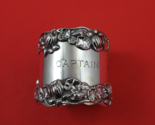 Pattern Unknown by Gorham Sterling Napkin Ring water lilies B209 1 5/8&quot; ... - $256.41