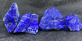 Lapis Lazuli Rough Raw Premium grade AAA cabs cutter gemstone crystals 355gm L15 - £77.09 GBP