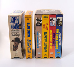 John Wayne Western Movies Collection VHS Tapes - Lot of 7 - Vintage 7.11 Hours - £7.84 GBP