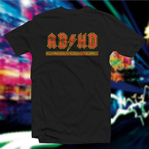 ADHD COTTON T-SHIRT Look a Squirrel Neurodivergent Patterns Music Parody - £18.34 GBP+