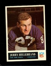 1965 Philadelphia #117 Jerry Hillebrand Vg+ Ny Giants *X57438 - £1.36 GBP