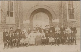 RPPC School Students Class Photo Well Dressed Boys Girls Postcard Z23 - £10.25 GBP