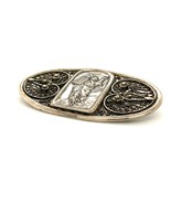 Antique Sterling Rare Signed Betzalel  Moses and 10 Commandments Filigre... - $386.97 CAD