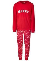 allbrand365 designer Big Kids Matching 2 Pieces Merry Pajama Set Merry R... - £22.11 GBP