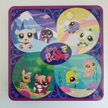 2009 Littlest Pet Shop Empty Collectors Tin Hasbro Metal Storage Target Exclusiv - £37.73 GBP