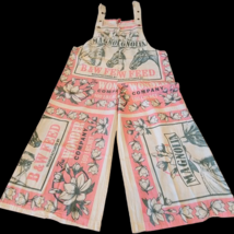 Flour Sack Horse Overalls Coveralls W/ Straps Garden Hippie Cottage Core... - $103.95