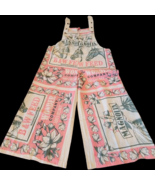Flour Sack Horse Overalls Coveralls W/ Straps Garden Hippie Cottage Core... - $142.17 CAD