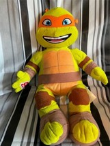 Build a Bear Plush Teenage Mutant Ninja Turtle Michelangelo Nickelodeon ... - £18.38 GBP