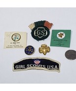 Lot of 6 Vintage Girl Scouts Cadette Cockade Patch Pins 9-134 9-652 9-68... - £23.94 GBP