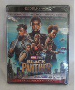 Marvel Studios BLACK PANTHER 4K UltraHD + Blu-Ray + Digital Code Cinemat... - $28.87