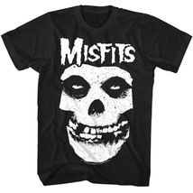 Misfits Skull Logo Men&#39;s T Shirt Punk Rock Band Concert Tour Merch - £22.58 GBP+