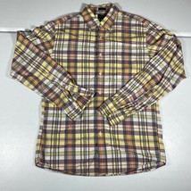J Crew Shirt Mens Small S Red Blue Plaid Slim Long Sleeve Button Up Casual  - £18.18 GBP