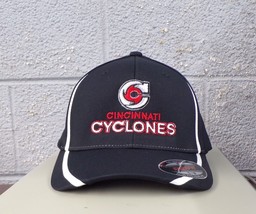 Flexfit ECHL Hockey Cincinnati Cyclones Embroidered Hat Ball Cap New - £21.23 GBP