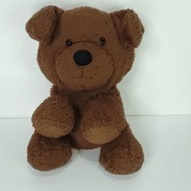 Spark Create Imagine Dark Brown Puppy Dog Plush Stuffed Animal 10&quot; Sitting  - £17.12 GBP