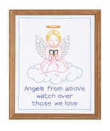 Jack Dempsey Needle Art Precious Angel 8in X 10in Sampler - $111.59 MXN