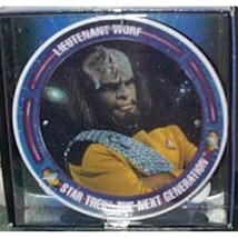 Star Trek: The Next Generation TV Series Worf Porcelain Mini Plate 1992 MIB - £5.41 GBP