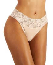 Jenni Women&#39;s XXL 2XL nude Lace-Trim Thong Underwear, Created for Macy&#39;s - $10.19