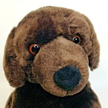 Toys R Us Lab Labrador Puppy Dog Plush Chocolate Brown Stuffed Animal 17 - £23.97 GBP