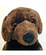Toys R Us Lab Labrador Puppy Dog Plush Chocolate Brown Stuffed Animal 17 - $41.14 CAD