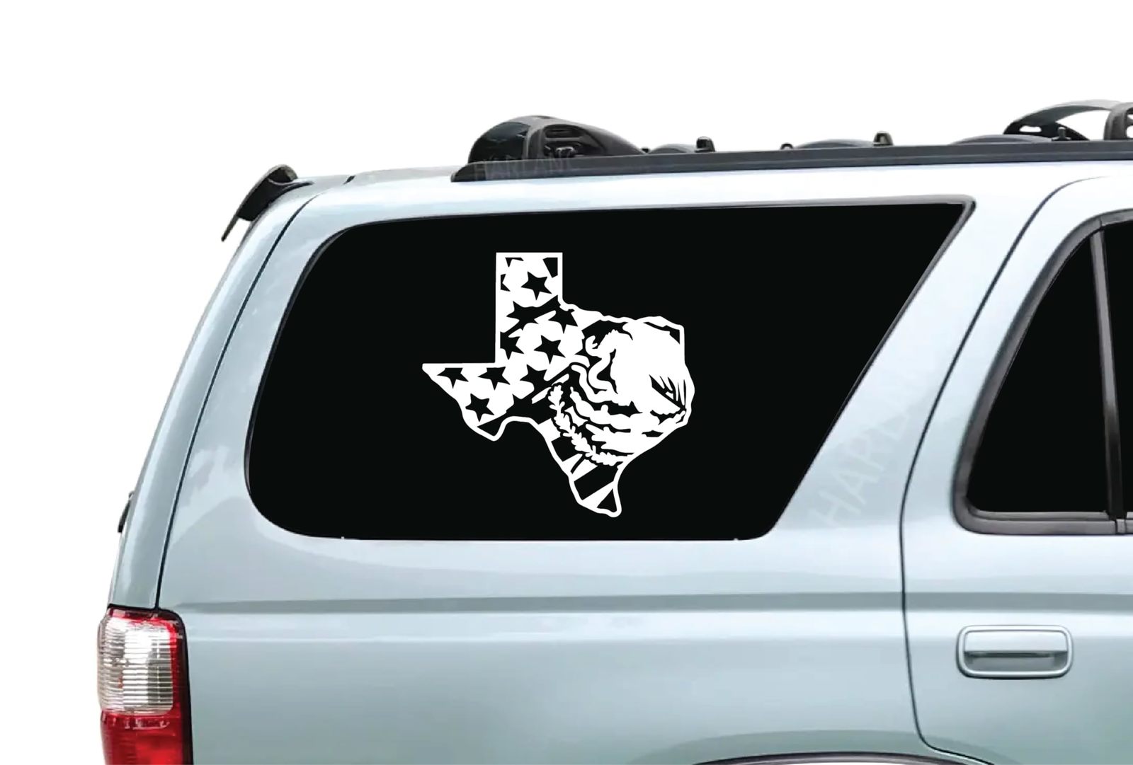 Texas Mexican American Flag Vinyl Decal Sticker 8 - Proud to be American... - $0.99