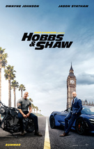 Fast &amp; Furious Hobbs &amp; Shaw Movie Poster Jason Statham Film Print 24x36&quot;... - £9.51 GBP+