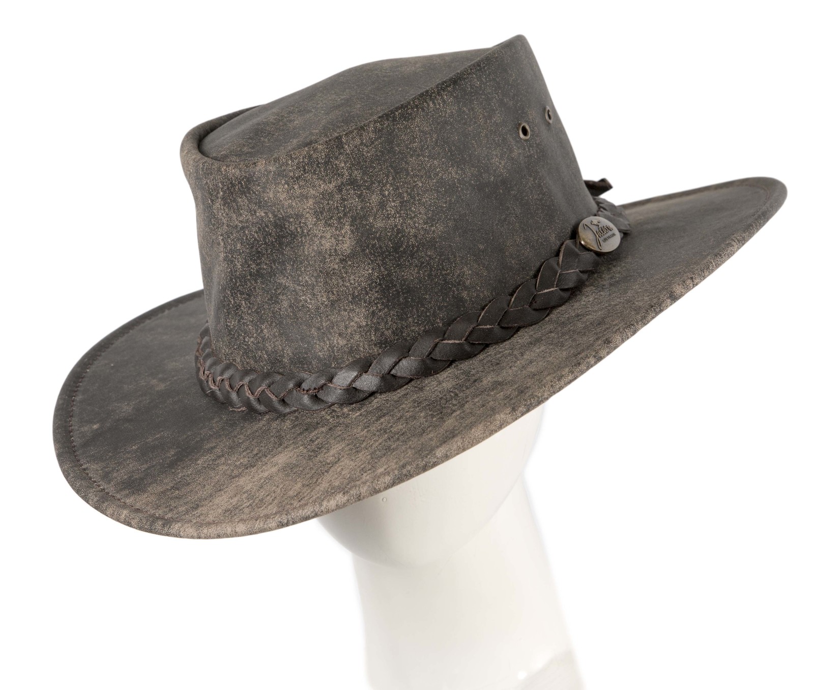 Real Australian Leather Hat by Jacaru. Made in Australia. Brown - $69.95