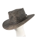 Real Australian Leather Hat by Jacaru. Made in Australia. Brown - $69.95