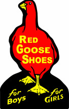 Red Goose Shoes for Boys &amp; Girl Advertisement Plasma Cut Metal Sign - £31.32 GBP