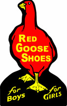 Red Goose Shoes for Boys &amp; Girl Advertisement Plasma Cut Metal Sign - £38.52 GBP