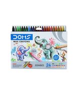 Doms 24 Shades Jumbo Wax Crayons | Smooth &amp; Even Shading | Bright &amp; Play... - £20.70 GBP