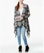 Boho Chic Open Front Tribal Aztec Long Knitted Cardigan Sweater Western,... - $283.37 MXN