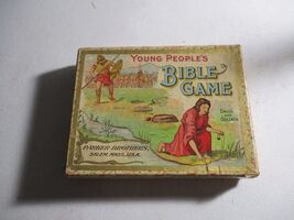 Young People's Bible Game Parker Brothers 1890’s Card Game Rare Excellent - $39.59