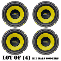 Lot of (4) Pyle PLG64 6.5&quot; 300 Watt, 4 Ohm, Mid Bass Woofers, Car Audio ... - £64.71 GBP