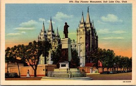 The Pioneer Monument Salt Lake City Utah Postcard - £7.83 GBP