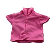 Fashion Doll Pink Jacket Short Sleeves Collared Clothing - $7.43