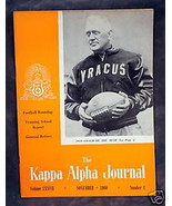 Kappa Alpha Journal Magazine November 1960 - $1.50