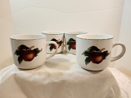 Set of 4 The Cades Cove Collection by Citation Apple &amp; Cherry Coffee Mugs/ Cups - £21.01 GBP
