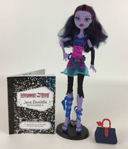 Monster High Doll Jane Boolittle 10&quot; Doll Original Release Diary Mattel 2013 - £43.11 GBP