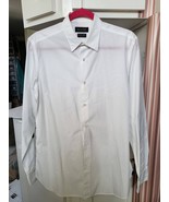 Massimo Dutti Italian Dress Shirt Elbow Patches White $350 - $643.76 MXN