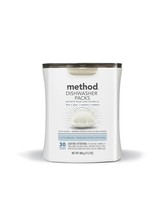Method Dishwasher Detergent Packs, Free + Clear, 30 count - £29.56 GBP