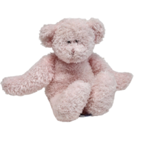 8" Small Boyds Collection Pink Teddy Bear Rattle Stuffed Animal Plush Toy Soft - £26.66 GBP