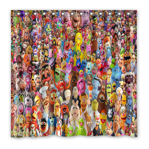 Hot!!! The Muppets Show Custom Waterproof Polyester Shower Curtain 4 Size Item image 6