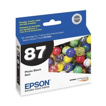 Epson UltraChrome Hi-Gloss 87 -Inkjet -Cartridge (Photo Black) (T087120) - £11.02 GBP