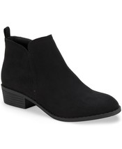 Sun + Stone Womens Cadee Ankle Booties Color Black Micro Size 7.5 M - $55.17