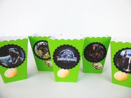 Jurassic World Party Favors/ Popcorn/Candy/Snack Box/ goodie bags SET OF 10 - $13.85