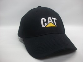 CAT Hat Caterpillar Equipment Black Strapback Baseball Cap - £15.79 GBP