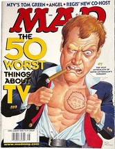 Mad Magazine #396 August 2000, 50 Worst Things About TV, David Letterman - $9.99